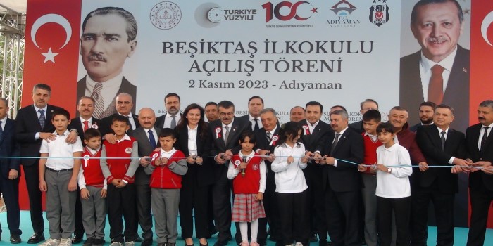 Besni’de Beşiktaş İlkokulu törenle açıldı